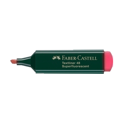 Subrayador Fluor Faber-Castell Textliner 48 Roja